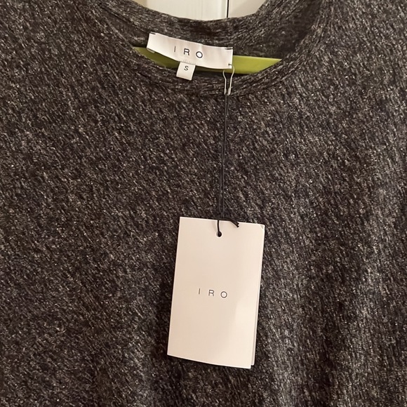 IRO ADONIS DRESS IN DARK GREY - Picture 5 of 6